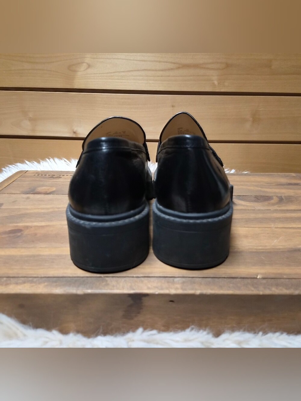 COACH Leah Platform Loafers Size 8.5 - Picture 5 of 11